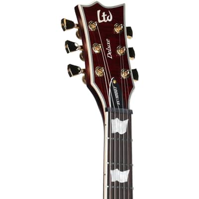 ESP LTD EC-1000T CTM Electric Guitar - See-thru Black Cherry image 8