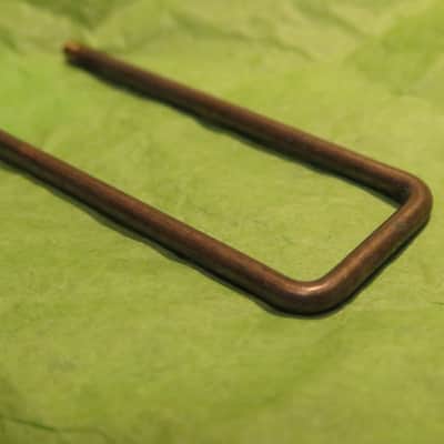 vintage 1950's Epiphone tailpiece short bail wire for frequensator tailpiece Deluxe Zephyr Regent archtop Bild 4