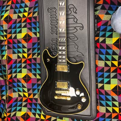 MINTY! Schecter Tempest Custom 2010 Gloss Black Gold Hardware 🏅🏅 image 5