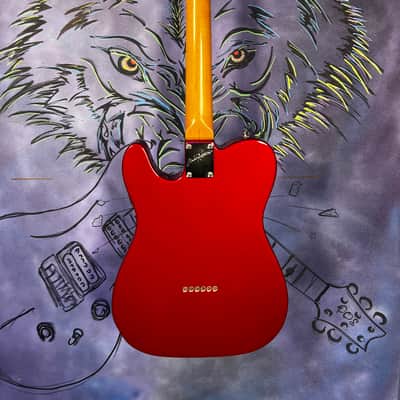 USED Fender Muddy Waters Signature Telecaster - Metallic Red image 5