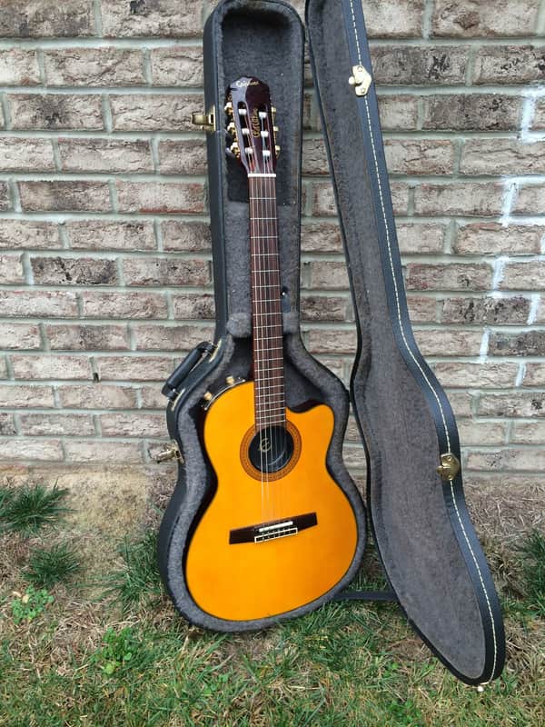 Epiphone Chet Atkins CEC Nylon String Acoustic Classical Electric Guitar w/OHSC image 1