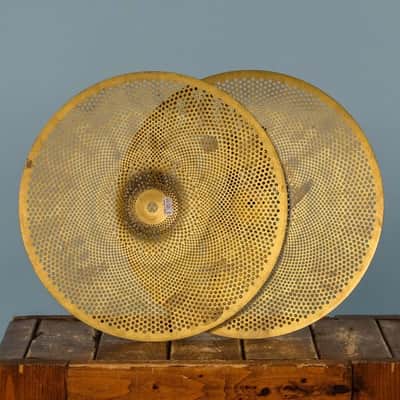 Zildjian 13" L80 Low Volume Hi-Hat Cymbals (Pair) 2015 - Present - Buffed Bronze image 2