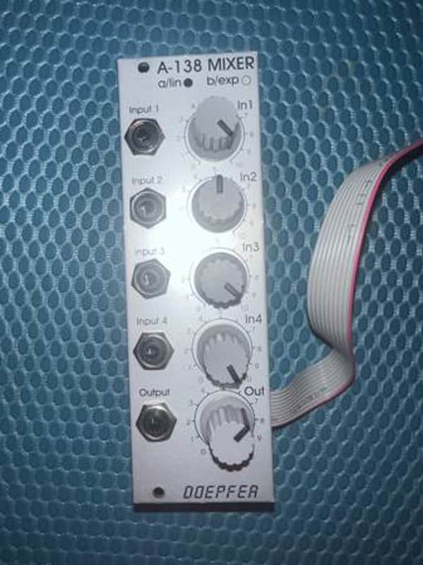 Doepfer A-138C "LIN" Mixer with Linear Pots 2010s - Silver image 1