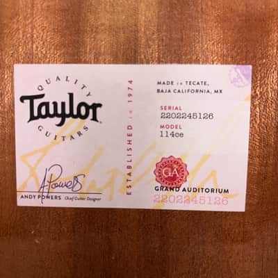 Taylor 114ce 2009 - Present - Natural image 15