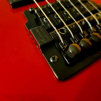 1984 San Dimas Charvel Red 1 owner Kahler HSS former V trem WOW image 7