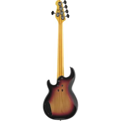 Yamaha BBP35II BB Pro Series Bass Guitar, 5-String, Vintage Sunburst, w/Hardshell Case image 2