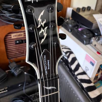 2007 Epiphone  Les Paul Custom Prophecy  - Trans Black - HSC image 5