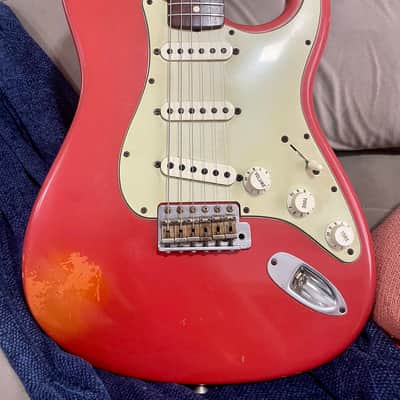 Fender Custom Shop 1960 Stratocaster Time Machine Series Relic 2006 - Fiesta Red with w/OHSC image 7