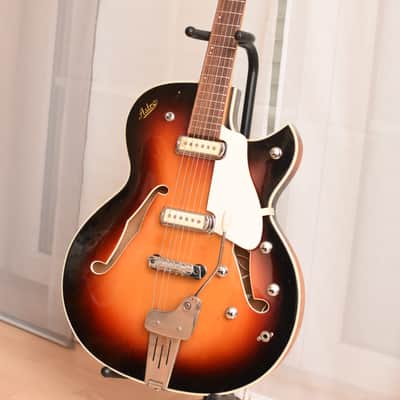 Astro Semi Acoustic – RARE 1960s German Vintage Archtop Jazz Guitar Gitarre Hopf image 3