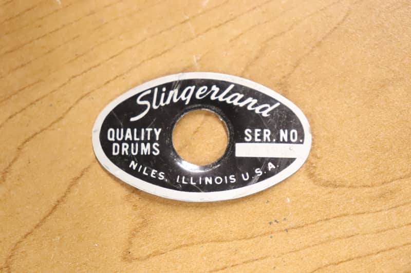 Slingerland Niles Drum Badge Vintage 1970's #2 image 1