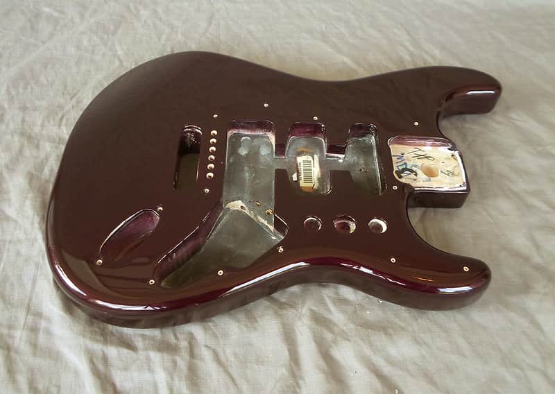 Fender Stratocaster Body 2012 Wine Red image 1