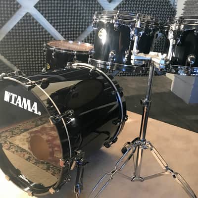 Tama Starclassic Maple 10, 12, 16, 22 Piano Black Drum Set w/Cases Made In Japan image 6