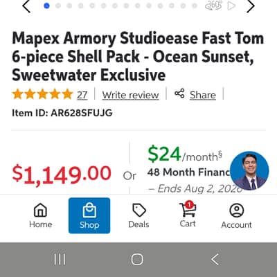 Mapex Armory Ocean Sunrise 2025 image 3