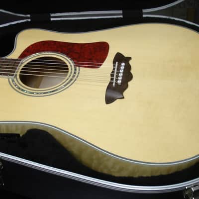 Washburn D34SCE 2006 Blonde/maple image 15