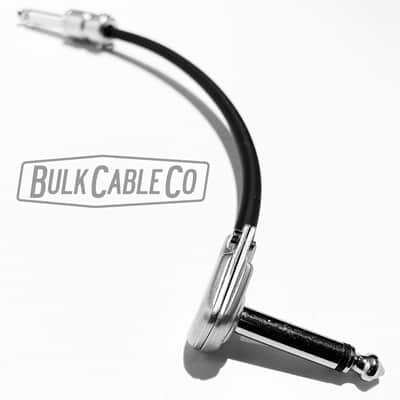 8 Pack - 10" Mogami 2319 Patch Cable - SquarePlug SP500 / SPS5 - Right Angle To Straight Connectors image 14