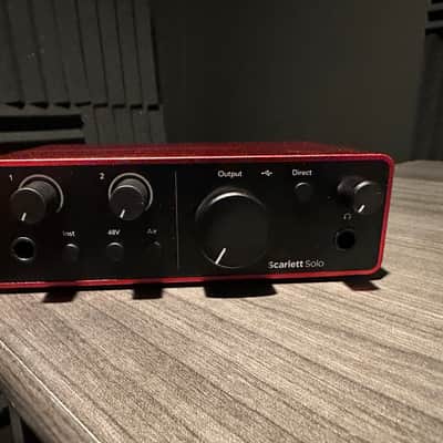 Focusrite Scarlett Solo 4th Gen 2023 - Red image 6