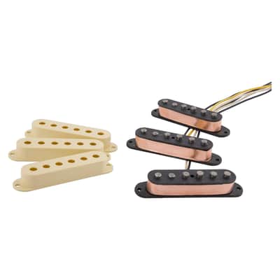 Used Fender Custom Shop Dual Mag II Stratocaster Pickup Set - Aged White image 3