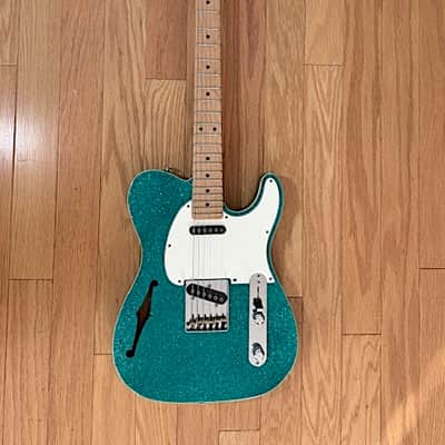 2016 USA Made G&L Custom ASAT Classic Metal Flake El. Guitar w/ G&L Hard Case, Mint Condition image 4