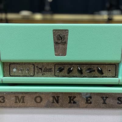 3 Monkey Grease - Surf Green Boutique Amp Stack Box cabinet image 2