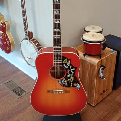 Gibson Acoustic Hummingbird Standard Acoustic-Electric Guitar - Vintage Cherry Sunburst image 1