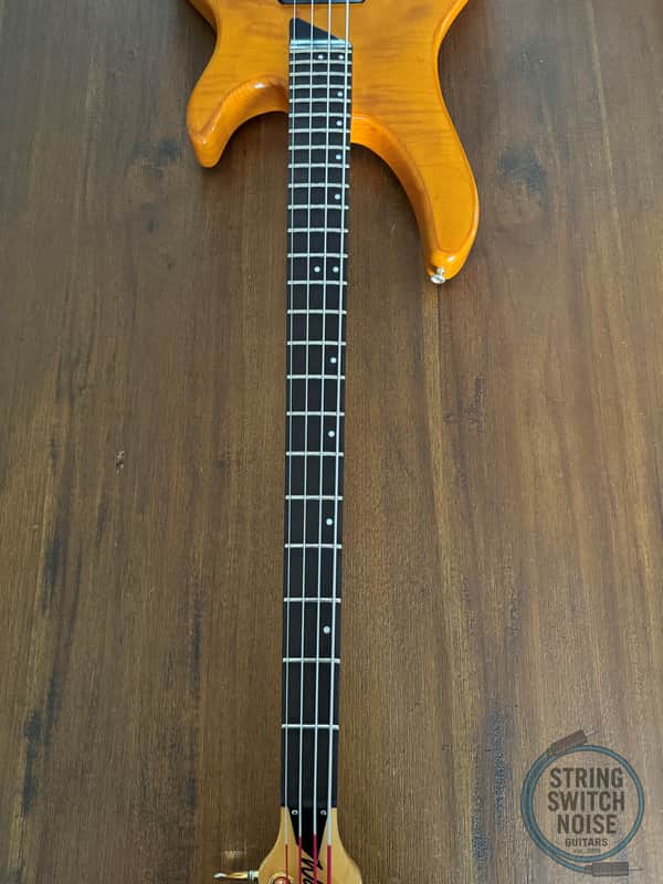 Washburn KW-1250 Bass, Kip Winger SIGNATURE MODEL, Flame Natural