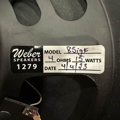 Weber Ted Weber 1279 Signature Series 8' 4ohm Speaker image 2
