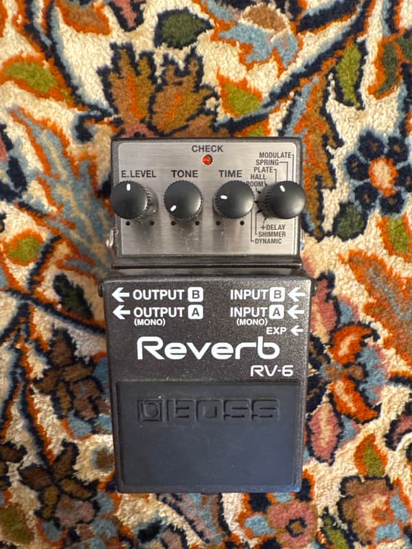 Boss RV-6 Reverb 2015 - Present - Silver image 1