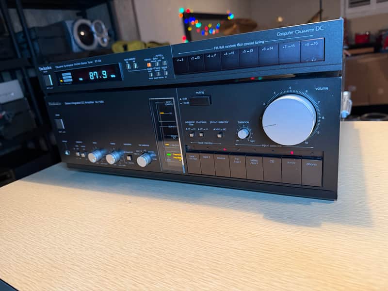 TECHNICS SU-V6X 100 WPC Stereo DC Amplifier + ST-G5 Tuner FRESH