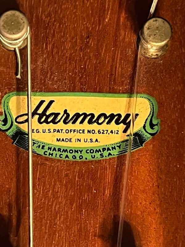 Harmony Baritone Ukulele 50s/60s - Natural image 1