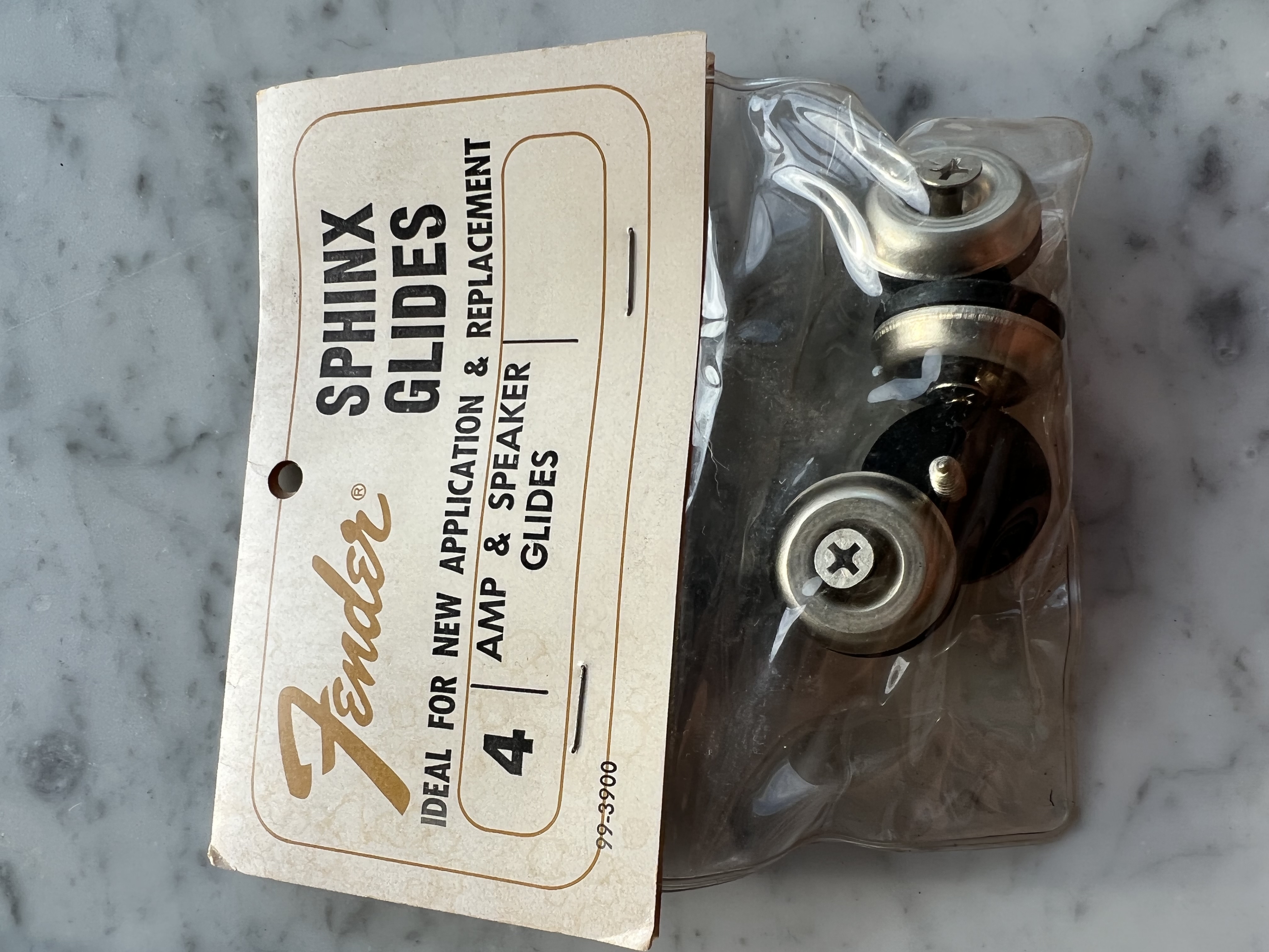 1960’s Fender Sphinx Amp Glides Silverface Blackface Rare Collector NOS Case Candy Collector