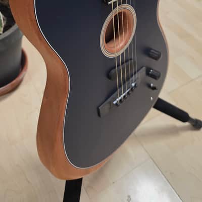 Fender American Acoustasonic Telecaster BRAND NEW Steel Blue Mahogany Body Spruce Top Semi-Hollow Body USA Fishman Piezo Noiseless Pickup Acoustic-Electric Guitar image 8