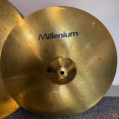 Millenium Brass 14,16,20 Cymbal Pack image 3