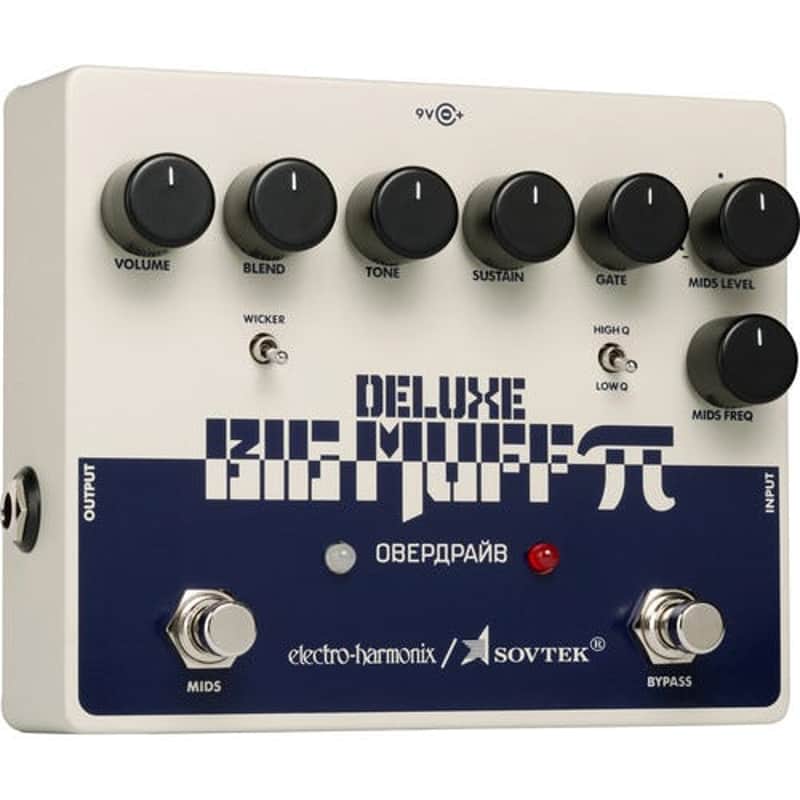 Electro-Harmonix Sovtek Deluxe Big Muff Pi Fuzz Pedal with Mid-Shift image 1