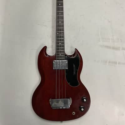 Gibson EB-0 1969 - Cherry Standard Headstock image 2