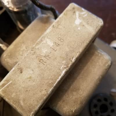 Knight rare 83SX234 10 watt mono tube amplifier 2E26 not 6V6 push pull 1955 - blue wrinkle paint image 6