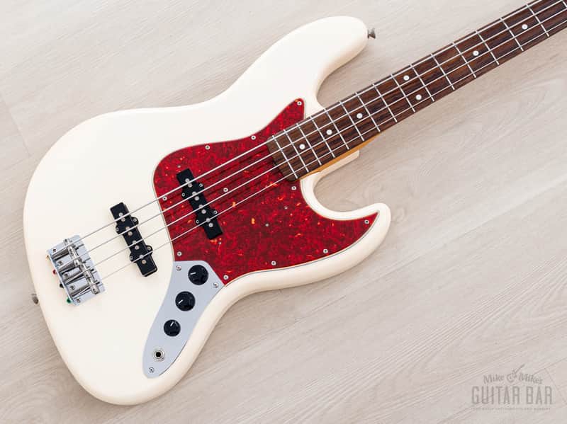 2002 Fender Jazz Bass ‘62 Vintage Reissue JB62-58 Olympic White, Japan CIJ image 1