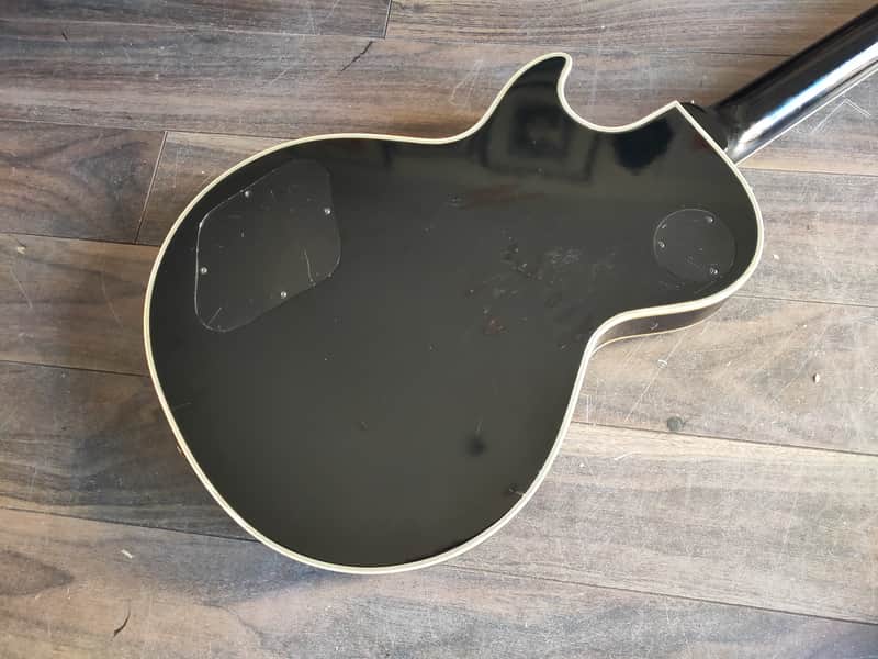 1970's Tomson Japan Les Paul Custom Electric Guitar MIJ (Ebony