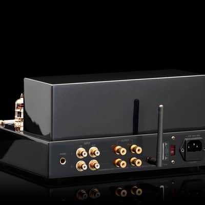 Muzishare X3T Tube Amplifier, Class A Single Ended,Bluetooth Input,Balanced or 6.35mm TRS Headphone Output,Tubes EL84x2, AC115 and AC230 Switchable image 4