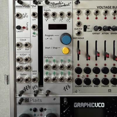 ALM/Busy Circuits ALM017 Pamela's NEW Workout Master Clock & Modulator Eurorack Synth Module 2017 - Present - Silver