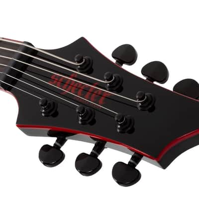 Schecter Sunset-6 Red Dawn ET Gloss Black image 11
