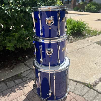 Pearl 1980s Export 4pc Kit Power Toms Royal Cobalt Blue image 7