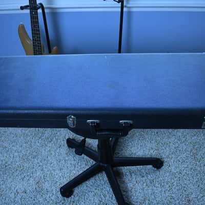 Kramer Ripley 1985 Black with Hard Case, cables and adapters, stand, extra stuff image 13