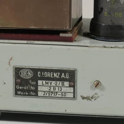 C. Lorenz A.G. LMV2/III tube preamp with Telefunken V41 specs image 9
