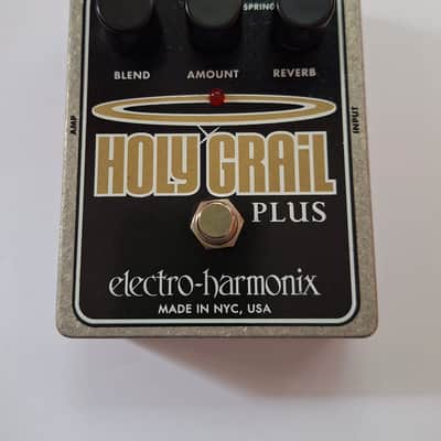 Electro-Harmonix Holy Grail Plus Reverb 2008 - Present - Black / Gold / Grey image 1