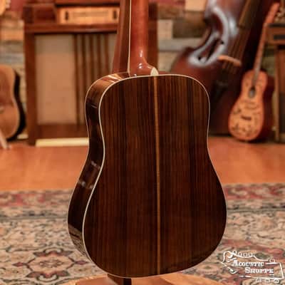 Atkin White Rice Torrified Sitka/East Indian Rosewood Dreadnought Acoustic Guitar #1856 image 6