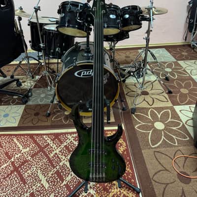 Ibanez SDGB1-DMT Steve Di Giorgio Signature 2023 - Present - Dark Moss Burst image 2