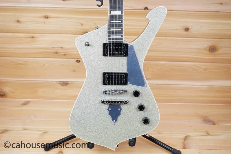 Ibanez PS60-SSL Paul Stanley Signature Iceman - Silver Sparkle image 1