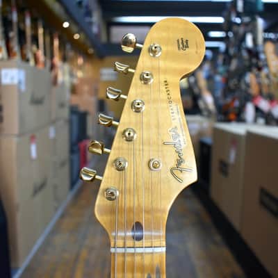 Fender Custom Shop Limited Edition 70th Anniversary 1954 Stratocaster Journeyman Relic Aged Aztec Gold w/Tweed Case image 7