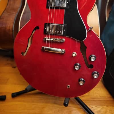 Epiphone ES-335 Semi-hollowbody Electric Guitar - Cherry image 1