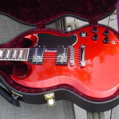 Gibson 2018 Custom Shop SG Standard Red Sparkle image 7